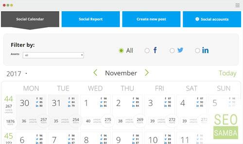 SeoSamba Social Schedule Tool