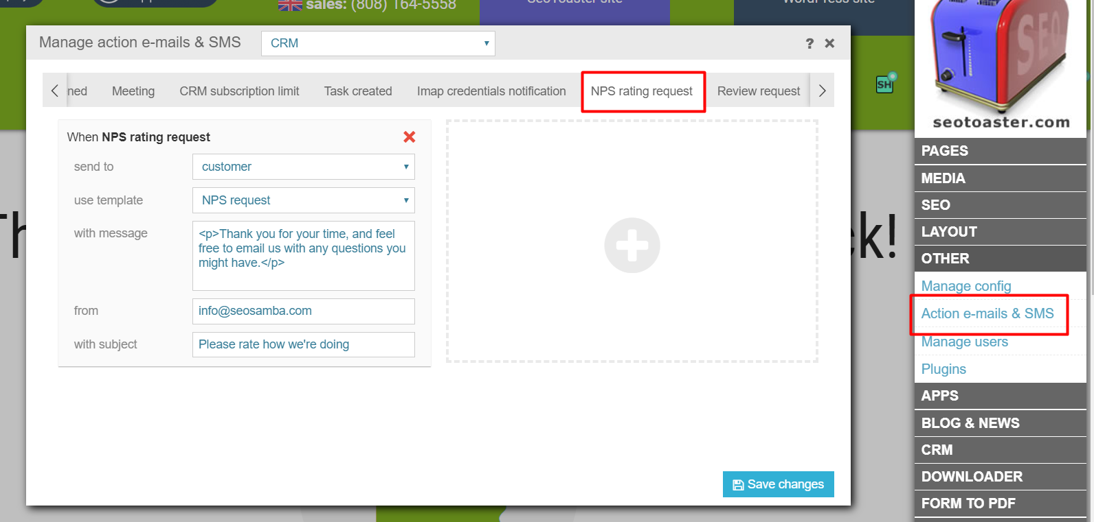 action email 1
