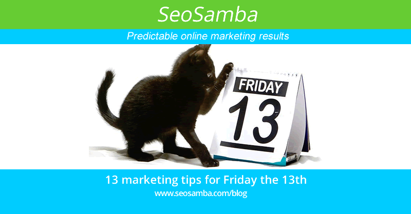 13 Awesome Marketing Tips and Ideas for Friday The 13th