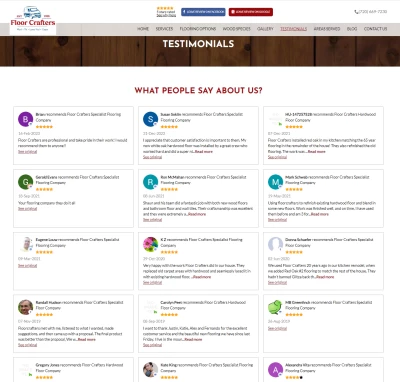 multi social media platform review widget