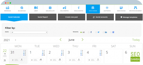 social calendar
