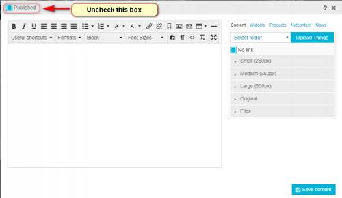 2-uncheck-to-move-page-to-draft