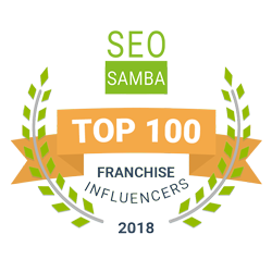 top 100 franchise influencers badge