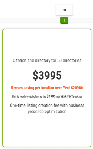 savings over yext