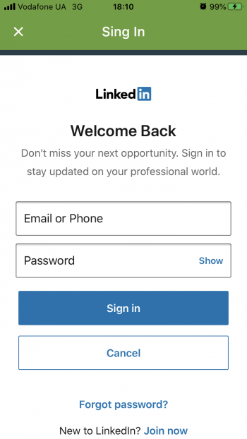 connect linkedin