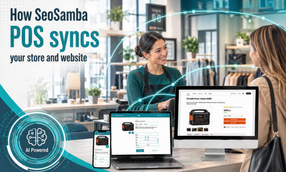 How SeoSamba POS syncs your store and website