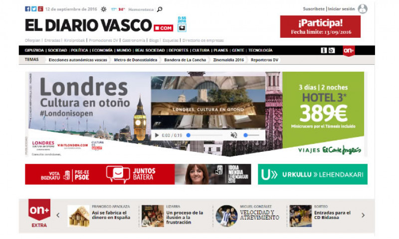 Leading Spanish Basque Newspaper El Diario Vasco Launches Digital Marketing Solution for Local Small Businesses with SeoSamba