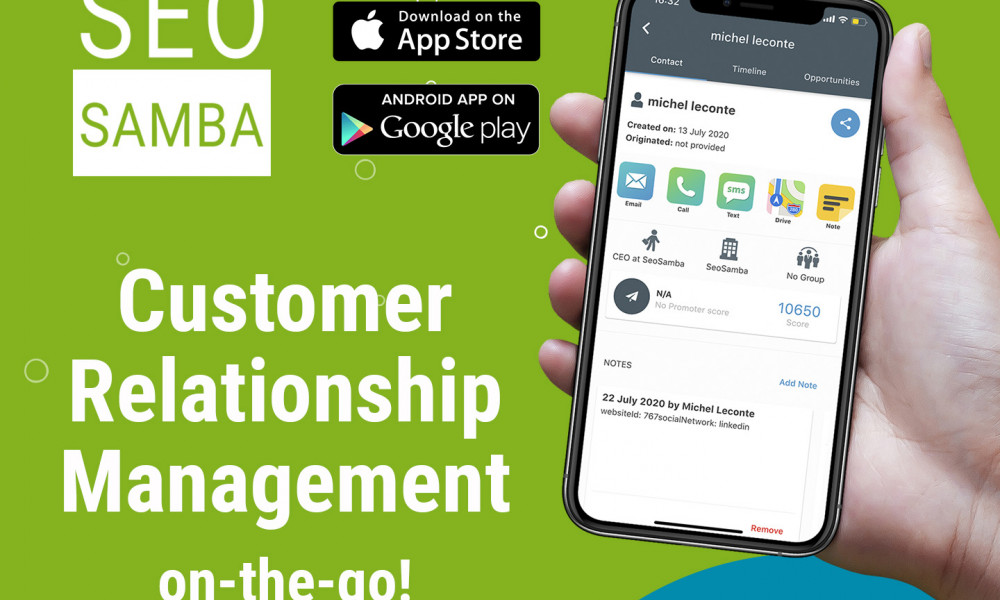 SeoSamba Launches First Mobile CRM App With On-Premise CRM And Multi-location Businesses Support