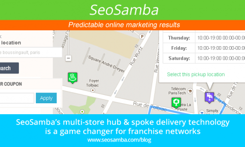 SeoSamba’s multi-store hub & spoke delivery technology is a game changer for franchise networks