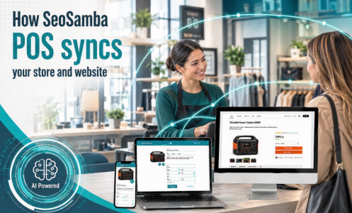 How SeoSamba POS syncs your store and website